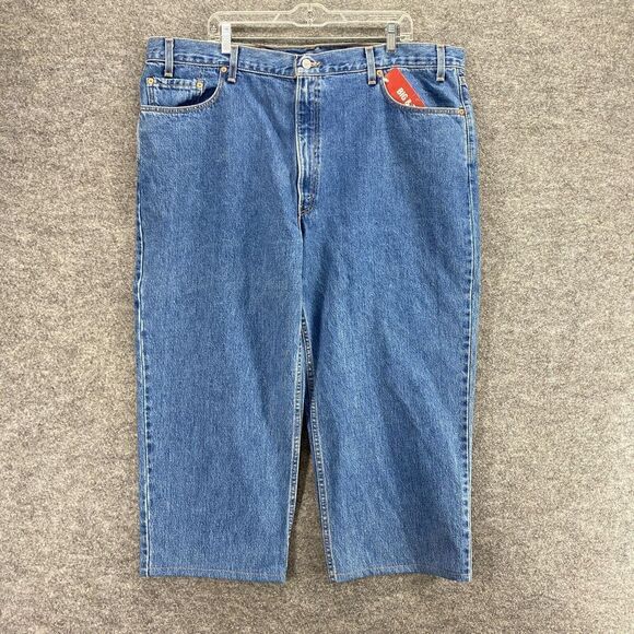 Levi's Other - New Levi's 550 Cropped Jeans Men 44*30 Blue Denim Light Relaxed Fit Straight
